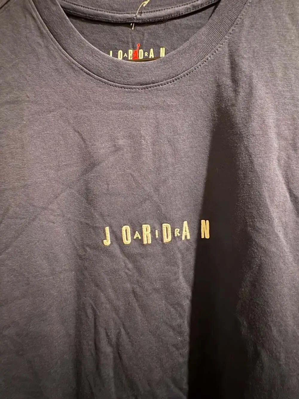 Jordan Air Men's T-Shirt Navy Blue DM3182-411 Medium